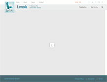 Tablet Screenshot of lenoksolutions.com